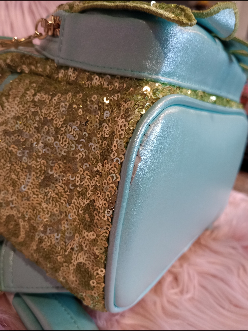 Disney Tinkerbell Sequin Backpack Loungefly - Picture 8 of 11